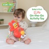 image:imageKids Preferred Sesame Street Elmo Activity Toy with Teething Rings Crinkle Sounds and On The Go Clip for Babies and Infants