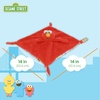 image:imageKids Preferred Sesame Street Elmo Blanky Made of Soft Material with Knotted Corners and Pacifer Loop for Babies and Infants