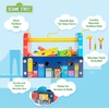 image:imageKids Preferred Sesame Street Wood Toolbox with Building Toys for Toddlers