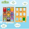 image:imageKids Preferred Sesame Street Wooden Neighborhood Block Set with Storage Case Toddler Sorting and Matching Blocks