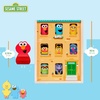 image:imageKids Preferred Sesame Street Wooden Neighborhood Block Set with Storage Case Toddler Sorting and Matching Blocks