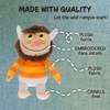 image:imageKids Preferred Where The Wild Things are 4 Piece Plush Set  Max Moishe Tzippy and Bernard Stuffed Animals Crinkle Feet and Bean Filled Bottom