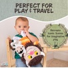image:imageKids Preferred Where The Wild Things are Max amp Moishe Duo Cuteeze Plush  Super Soft Materials Crinkle Beans in Bottom Embroidered Details 12 in