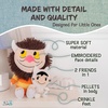 image:imageKids Preferred Where The Wild Things are Max amp Moishe Duo Cuteeze Plush  Super Soft Materials Crinkle Beans in Bottom Embroidered Details 12 in