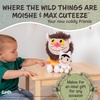 image:imageKids Preferred Where The Wild Things are Max amp Moishe Duo Cuteeze Plush  Super Soft Materials Crinkle Beans in Bottom Embroidered Details 12 in