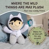 image:imageKids Preferred Where The Wild Things are Plush 14 Inch Max Stuffed Animal with Crinkle Feet Bean Filled Bottom and Removable Hood