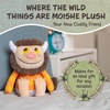 image:imageKids Preferred Where The Wild Things are Plush 9 Inch Moishe Monster Stuffed Animal with Crinkle Feet and Bean Filled Bottom