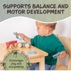 image:imageKids Preferred Where The Wild Things are Wooden Pull Toy  Four Removable Pieces Cotton Pull String Ages 12 Months and Up Max Moishe and Tzippy Solid Wood 8 in