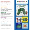 image:imageKids Preferred World of Eric Carle The Very Hungry Caterpillar 6 Inch Vinyl Bath Book Bath Tub Toy Perfect for Water Play and Learning for Ages 18 Months and Up