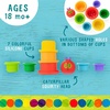 image:imageKids Preferred World of Eric Carle The Very Hungry Caterpillar Bath Time Stacking Cup Set with Caterpillar Head Squirty Perfect for Water Play Ages 18 Months and Up