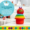 image:imageKids Preferred World of Eric Carle The Very Hungry Caterpillar Bath Time Stacking Cup Set with Caterpillar Head Squirty Perfect for Water Play Ages 18 Months and Up