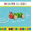 image:imageKids Preferred World of Eric Carle The Very Hungry Caterpillar Wooden Pull Toy Classic Pull Toy Shaped Like The Very Hungry Caterpillar for Toddlers and Kids