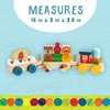 image:imageKids Preferred World of Eric Carle The Very Hungry Caterpillar Wooden Train Set 12 Pieces