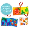 image:imageLets Count Soft Book  World of Eric Carle the Very Hungry Caterpillar Baby on the Go Clip Teething Crinkle Soft Sensory Book for Babies 525x525 Inch525x525 Inch Pack of 12