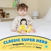 image:imageWarner Bros DC Wonder Woman Blanky Ultra Soft Material with Crinkle Sound  Double Sided Satin Trim Blanket for Babies and Toddlers