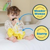 image:imageWarner Bros DC Wonder Woman Blanky Ultra Soft Material with Crinkle Sound  Double Sided Satin Trim Blanket for Babies and Toddlers