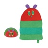 image:imageEric Carle Very Hungry Caterpillar Wash Mitt and Squirt Set and Baby Bath Time Essential  Fully Lined Adult Size Mitt with Loop to Hang Dry