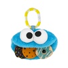 image:imageKids Preferred Sesame Street Cookie Monster On The Go Activity Toy with Silicone Teether Crinkle Sounds and Rattle for Babies and Infants