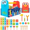 image:imageKids Preferred Sesame Street Wood Toolbox with Building Toys for Toddlers