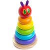 image:imageWorld of Eric Carle The Very Hungry Caterpillar Wooden Stacker with Colorful Rainbow Rings 7 Inch Stacking Solid Wood Educational Developmental Toy Sorting and Stacking