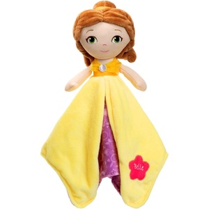 image:imageKIDS PREFERRED Disney Baby Belle Plush Stuffed Animal Snuggler Lovey Security Blanket