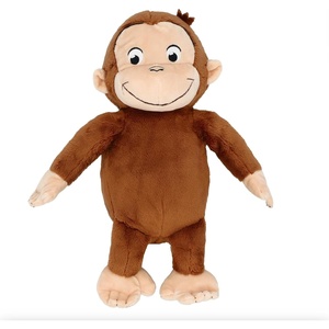 image:imageKids Preferred Curious George Monkey Stuffed Animal Plush Toys Soft Cutest Cuddle Plushie Gifts for Baby and Toddler Boys and Girls  12 InchesTV Version