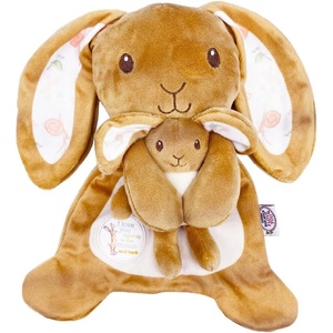 image:imageKids Preferred Guess How Much I Love You Cute Bunny Plush Lovey Crinkle Security Blanket for Infants Babies Toddlers and Kids