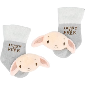 image:imageKids Preferred Harry Potter Dobby Baby Infant Rattle Socks with Dobby Plush Rattle and Dobby is Free  Soft Baby Sock Feet Rattles Encourage Leaning Development Newborn to 9 Months