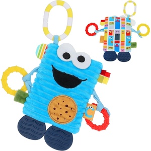 image:imageKids Preferred Sesame Street Cookie Monster Tug amp Tag Plush Sensory Toy for Newborns