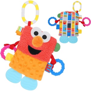 image:imageKids Preferred Sesame Street Elmo Tug amp Tag Plush Sensory Toy for Newborns