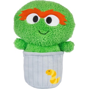 image:imageKids Preferred Sesame Street Oscar the Grouch Stuffed Plush Toy 12 Inch Extra Soft Plushie for Kids Crinkle Sound in Hands Rattle in Head