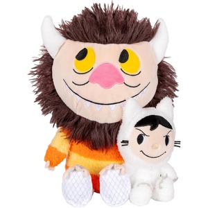 image:imageKids Preferred Where The Wild Things are Max amp Moishe Duo Cuteeze Plush  Super Soft Materials Crinkle Beans in Bottom Embroidered Details 12 in