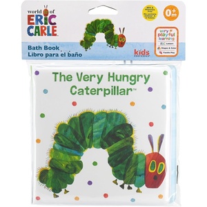 image:imageKids Preferred World of Eric Carle The Very Hungry Caterpillar 6 Inch Vinyl Bath Book Bath Tub Toy Perfect for Water Play and Learning for Ages 18 Months and Up