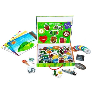 image:imageKids Preferred World of Eric Carle The Very Hungry Caterpillar Montessori Magnetic Set with Storage Box  Help Learn Colors Shapes Animals Numbers and More Medium