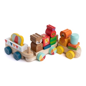 image:imageKids Preferred World of Eric Carle The Very Hungry Caterpillar Wooden Train Set 12 Pieces