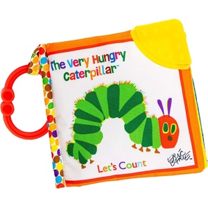 image:imageLets Count Soft Book  World of Eric Carle the Very Hungry Caterpillar Baby on the Go Clip Teething Crinkle Soft Sensory Book for Babies 525x525 Inch525x525 Inch Pack of 1