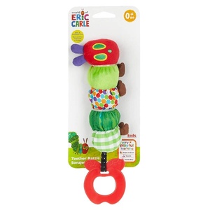 image:imageTeether Rattle World of Eric Carle The Very Hungry Caterpillar Teething Toy for Babies Multi1 Count Pack of 1