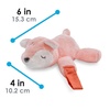 image:imageCarters Fawn Plush Rattle with Loop Teether for Infants and Babies