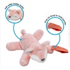 image:imageCarters Fawn Plush Rattle with Loop Teether for Infants and Babies