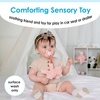 image:imageCarters Fawn Plush Rattle with Loop Teether for Infants and Babies