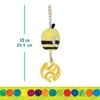 image:imageEric Carle Very Hungry Caterpillar Busy Bee Chime Toy with Silicone Gummi Ogobolli  Makes Sound When Shaken and Great for Teething  Hanging Loop for On The Go