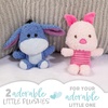 image:imageKIDS PREFERRED Disney Baby Cuteeze Winnie The Pooh Friends Eeyore and Piglet Stuffed Animal Plush Toys 2 Piece Set for Baby and Toddler Boys and Girls  7 Inches