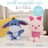 image:imageKIDS PREFERRED Disney Baby Cuteeze Winnie The Pooh Friends Eeyore and Piglet Stuffed Animal Plush Toys 2 Piece Set for Baby and Toddler Boys and Girls  7 Inches