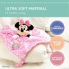 image:imageKIDS PREFERRED Disney Baby Mickey Mouse Plush Stuffed Animal Snuggler Lovey Security Blanket 1318 x 1318 x 35Minnie Snuggler Blanket  NEW
