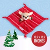 image:imageKIDS PREFERRED Rudolph The RedNosed Reindeer Clarice Plush Stuffed Animal Snuggler Lovey Security Blanket 125 Inches