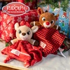 image:imageKIDS PREFERRED Rudolph The RedNosed Reindeer Clarice Plush Stuffed Animal Snuggler Lovey Security Blanket 125 Inches