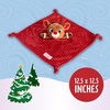 image:imageKIDS PREFERRED Rudolph The RedNosed Reindeer Rudolph Plush Stuffed Animal Snuggler Lovey Security Blanket 125 Inches