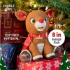 image:imageKIDS PREFERRED Santa Claus Rudolph The RedNosed Reindeer Musical Stuffed Animal Babys First Christmas Plush 8 InchesStuffed Animal