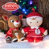 image:imageKIDS PREFERRED Santa Claus Rudolph The RedNosed Reindeer Musical Stuffed Animal Babys First Christmas Plush 8 InchesStuffed Animal