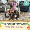 image:imageKids Preferred Disney Baby Lilo and Stitch Angel On The Go Activity Toy with Teether Rings On The Go Clip Crinkle Texture and Mirror